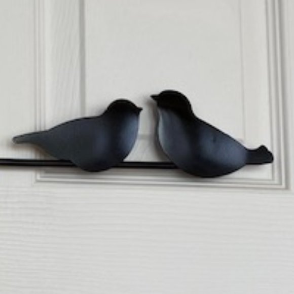 Farmhouse Metal Bird Cutout Birds on Branch Wire Art, Wall Decor - Picture 7 of 14